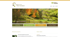 Desktop Screenshot of acparksfoundation.org